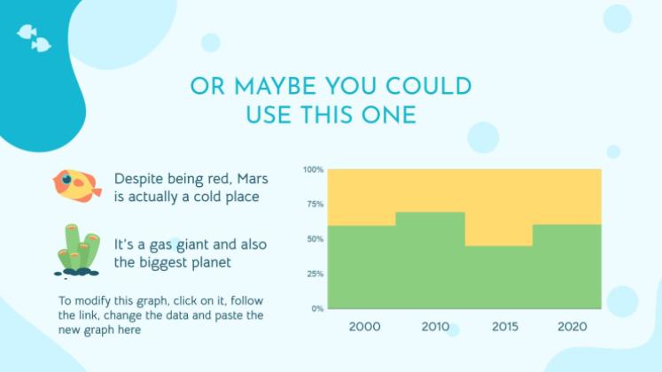 Plantilla de presentación Vida marina