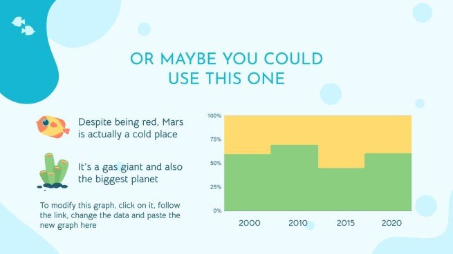 Plantilla de presentación Vida marina