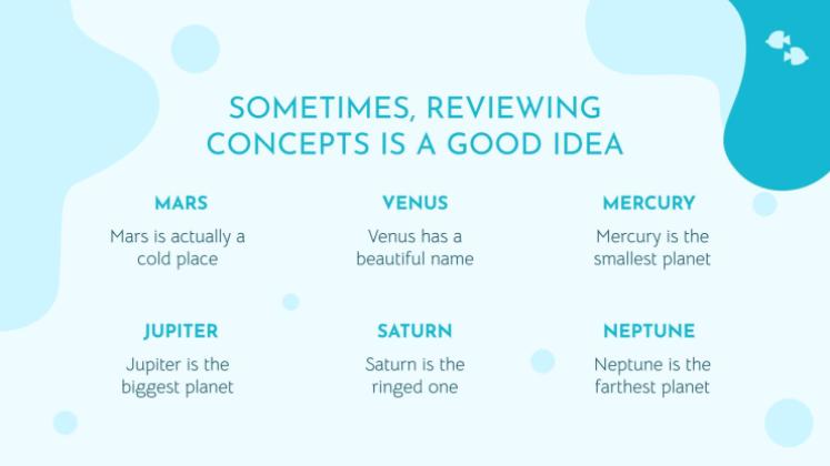 Plantilla de presentación Vida marina