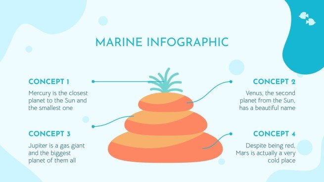 Plantilla de presentación Vida marina