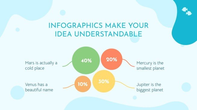Plantilla de presentación Vida marina