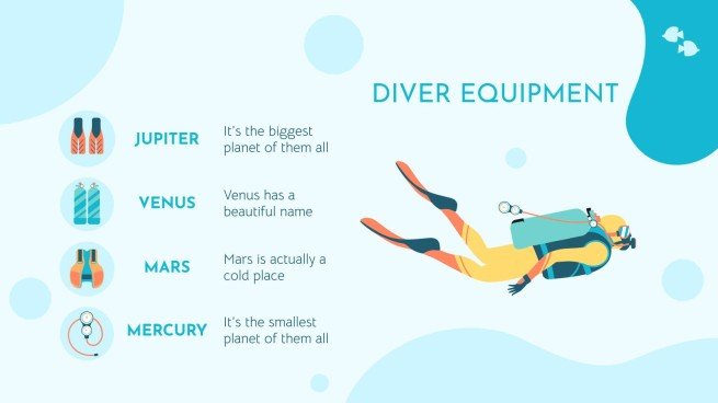 Plantilla de presentación Vida marina