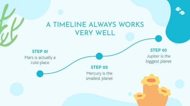 Plantilla de presentación Vida marina