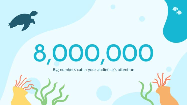 Plantilla de presentación Vida marina