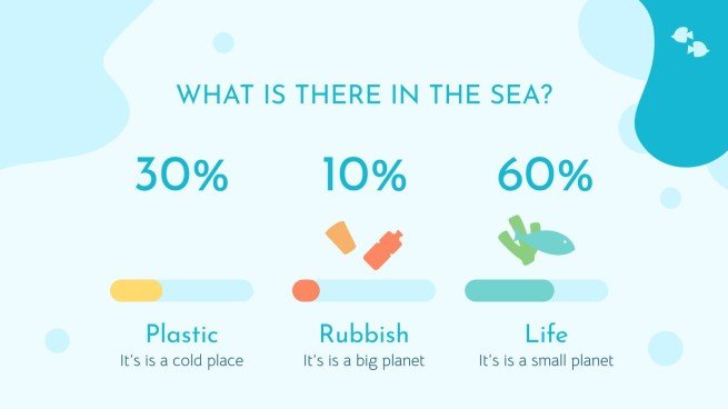 Plantilla de presentación Vida marina