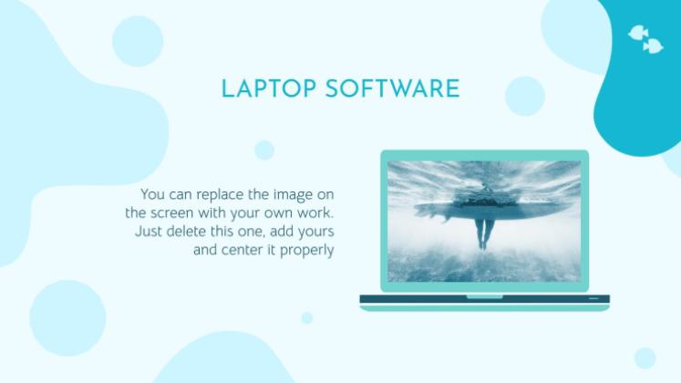 Plantilla de presentación Vida marina