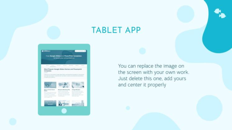 Plantilla de presentación Vida marina