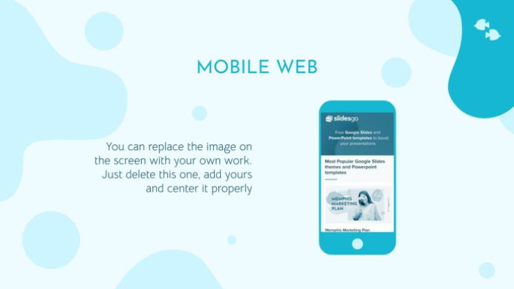 Plantilla de presentación Vida marina