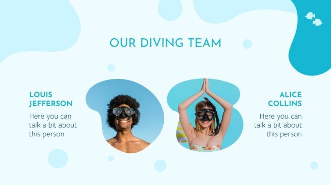 Plantilla de presentación Vida marina