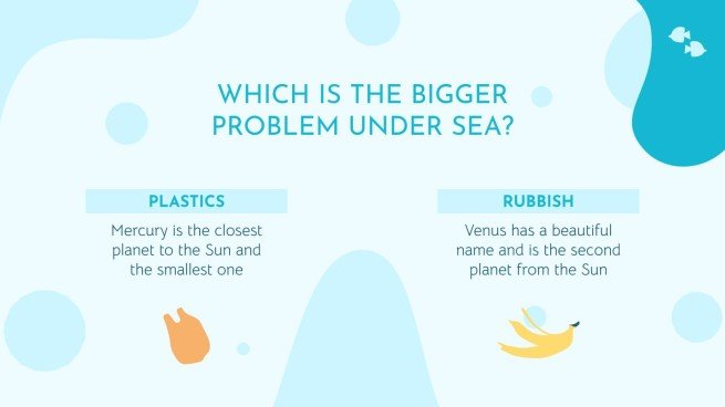 Plantilla de presentación Vida marina