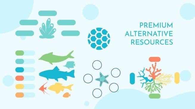 Plantilla de presentación Vida marina