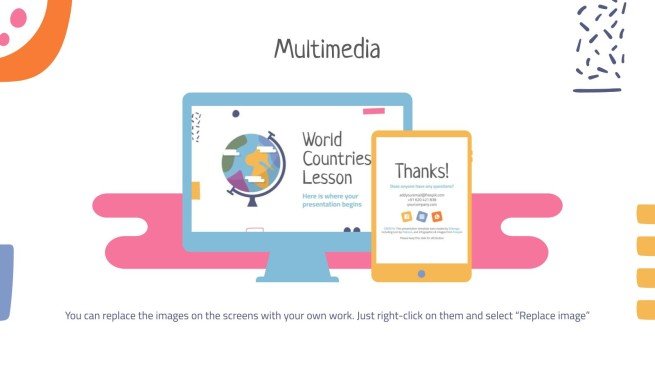 Die Länder Lektion Präsentationsvorlage