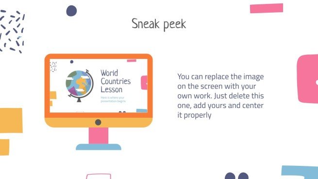 Die Länder Lektion Präsentationsvorlage