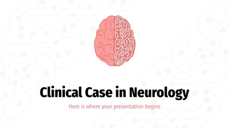 Cas clinique en neurologie Modèles de présentation