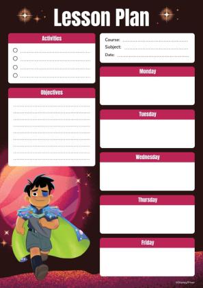 Modelo de apresentação Plano de aula Espacial de Elio