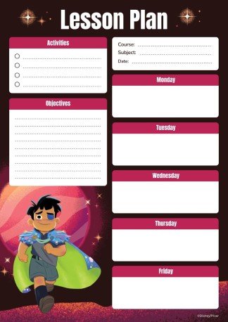 Modelo de apresentação Plano de aula Espacial de Elio