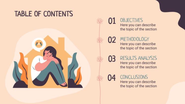 Durchbruch bei Depressionen Präsentationsvorlage