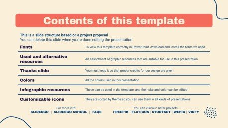 Community Service Project Proposal presentation template 