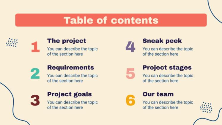 Community Service Project Proposal presentation template 