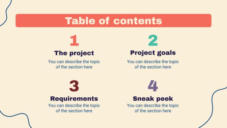 Community Service Project Proposal presentation template 