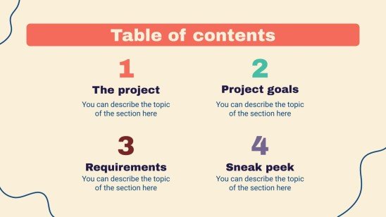 Community Service Project Proposal presentation template 