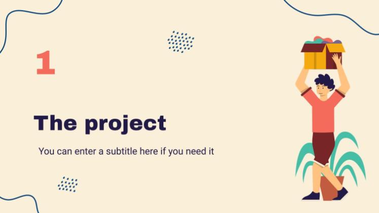 Community Service Project Proposal presentation template 