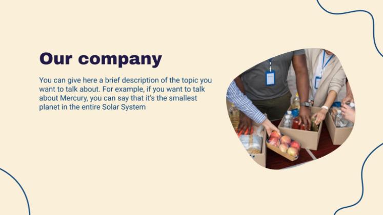 Community Service Project Proposal presentation template 