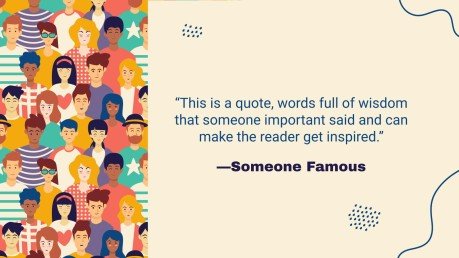 Community Service Project Proposal presentation template 