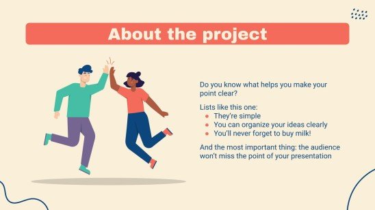 Community Service Project Proposal presentation template 