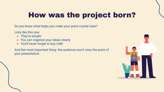 Community Service Project Proposal presentation template 