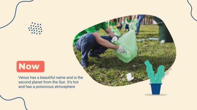 Community Service Project Proposal presentation template 