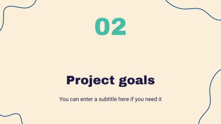 Community Service Project Proposal presentation template 