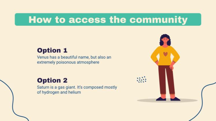 Community Service Project Proposal presentation template 