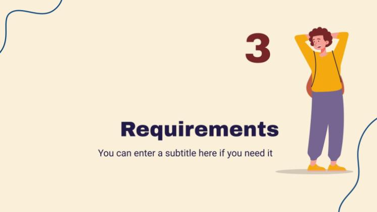 Community Service Project Proposal presentation template 