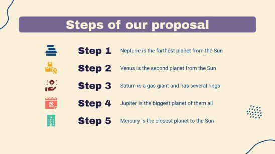 Community Service Project Proposal presentation template 