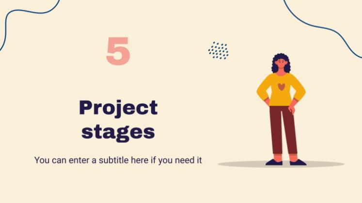 Community Service Project Proposal presentation template 