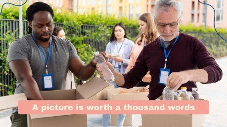 Community Service Project Proposal presentation template 