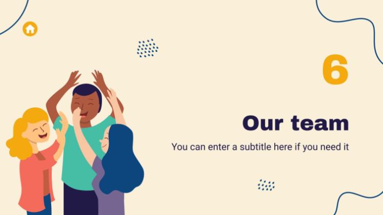 Community Service Project Proposal presentation template 