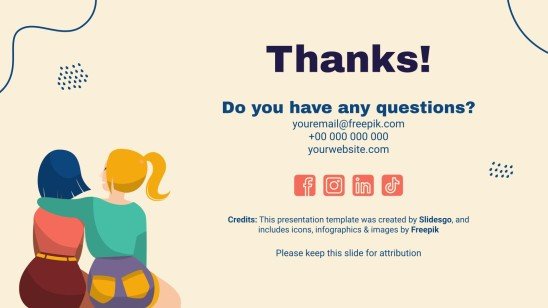 Community Service Project Proposal presentation template 