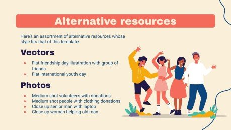 Community Service Project Proposal presentation template 