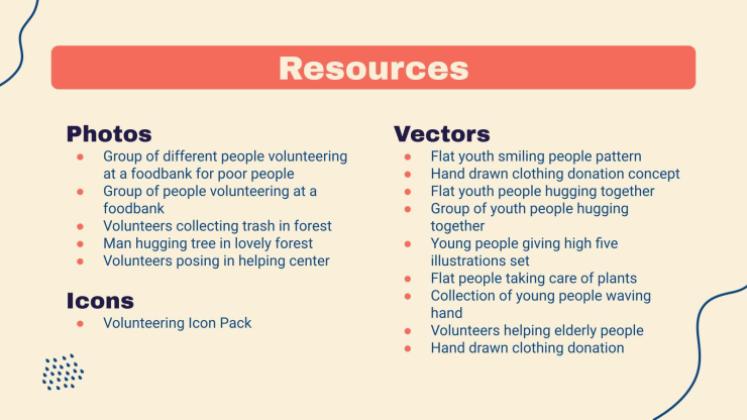 Community Service Project Proposal presentation template 