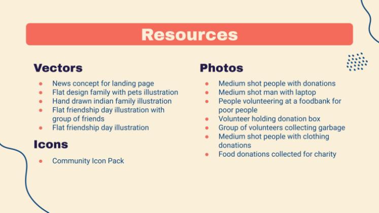 Community Service Project Proposal presentation template 