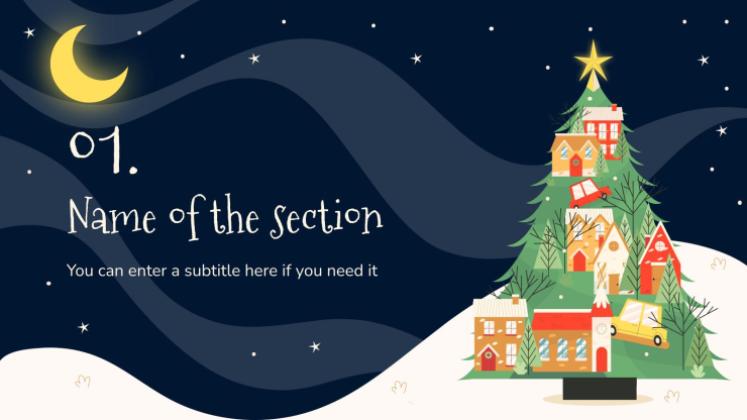 Minithème du Carnaval d'hiver Modèles de présentation