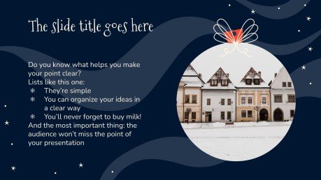 Minithème du Carnaval d'hiver Modèles de présentation