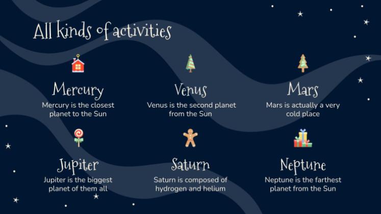 Minithème du Carnaval d'hiver Modèles de présentation