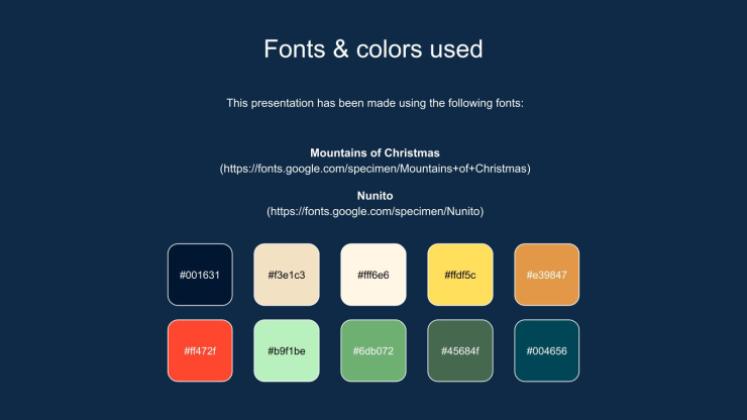 Minithème du Carnaval d'hiver Modèles de présentation