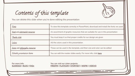 Plantilla de presentación Marrón