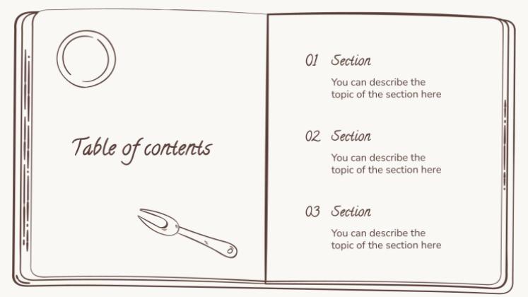 Plantilla de presentación Marrón