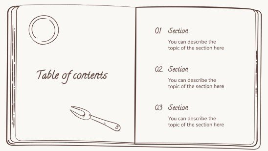 Plantilla de presentación Marrón