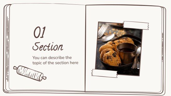 Plantilla de presentación Marrón